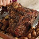 Herb-Roasted Leg of Lamb with Garlic-Rosemary Infusion