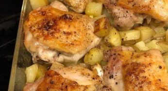 Garlic Roasted Chicken and Potatoes