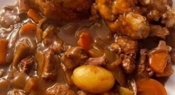 BEEF STEW AND DUMPLINGS