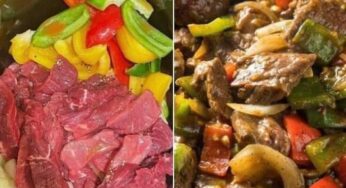 Crockpot Pepper Steak