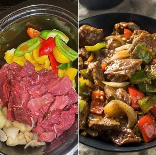 Crockpot Pepper Steak