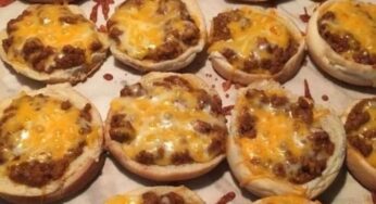 Old school pizza burgers