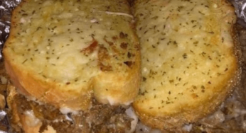 Beef and Cheese Garlic Bruschetta yummy