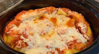 yummmy Slow Cooker Ravioli Lasagna Recipe