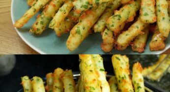 Crispy Cheese Potato Sticks
