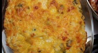 BROCCOLI, RICE, CHEESE, AND CHICKEN CASSEROLE