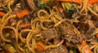 Homemade Beef Lo Mein