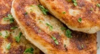 Mashed Potato Pancakes with Meat Filling