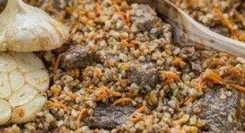 Buckwheat and Beef Pilaf