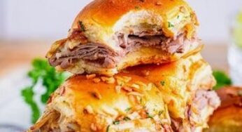 Easy French Dip Sliders