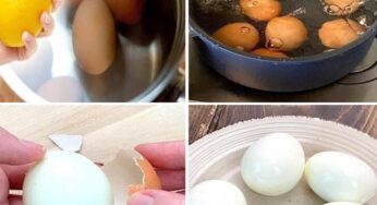 Add Lemon while boiling Eggs
