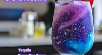 Blue and Purple Cocktail