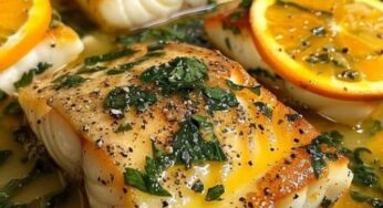 Pan-Fried Cod in a Citrus Basil Butter Sauce: A Flavorful Delight