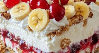 Banana Split Dessert Cake