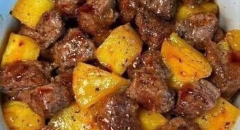 Beef with Pineapple