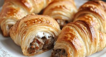 Sausage-Stuffed Croissants