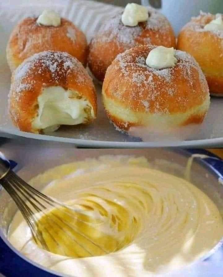 Cream-Filled Donuts