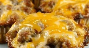 Cheesy Sausage Muffins