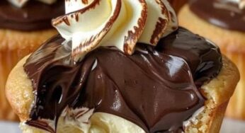 Irresistible Boston Cream Pie Cupcakes
