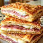 Crispy Ham and Cheese Puff Pastry Squares Recipe: Easy and Delicious!