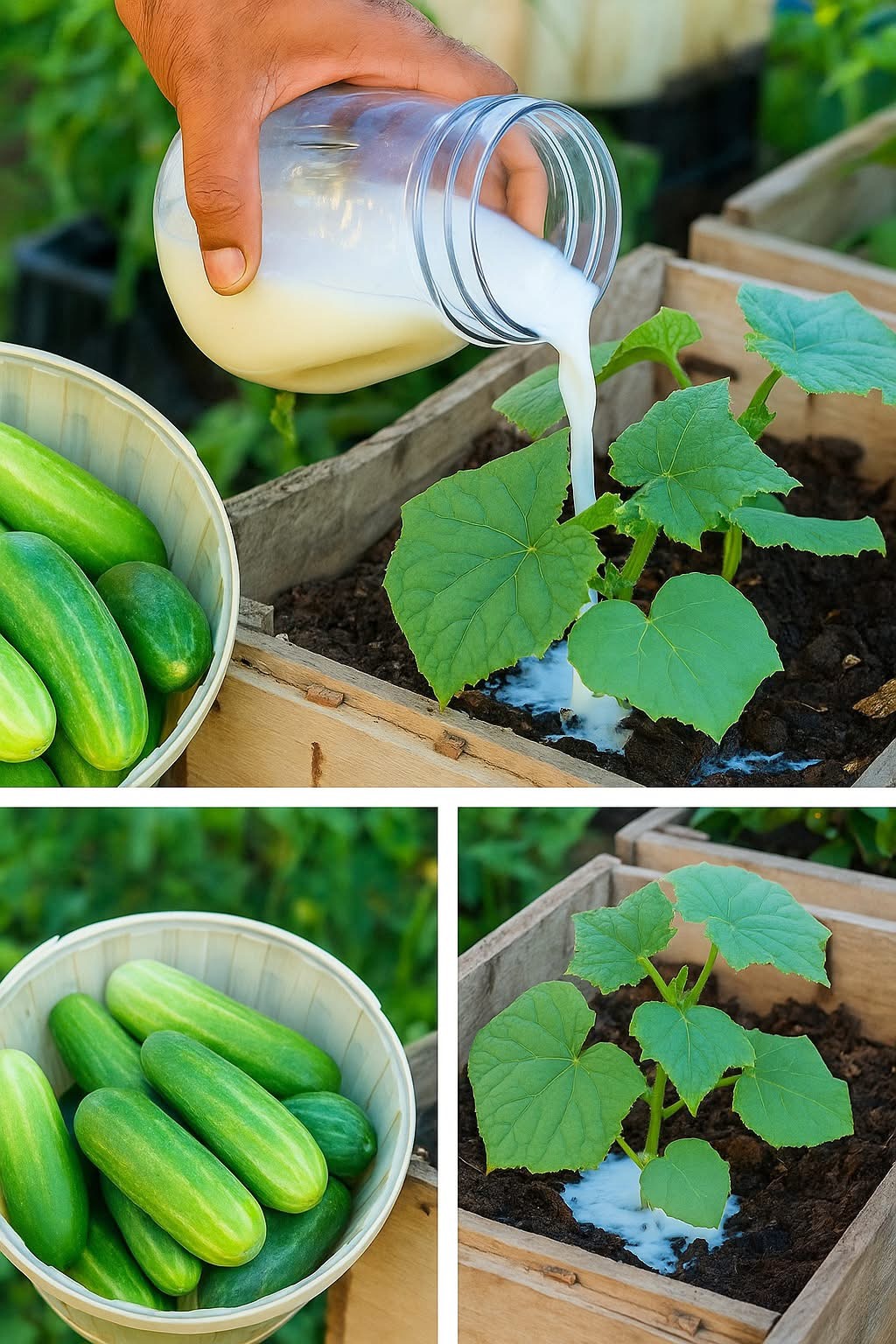 Milk-Fed Cucumbers: The Organic Secret to Juicy, Vibrant Harvests