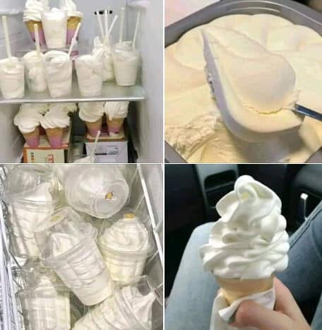 Homemade Vanilla Soft Serve Ice Cream