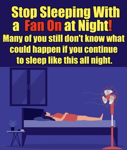 Why Using a Fan at Night Can Disrupt Your Sleep