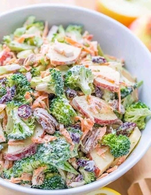 Big Broccoli Apple Salad Recipe