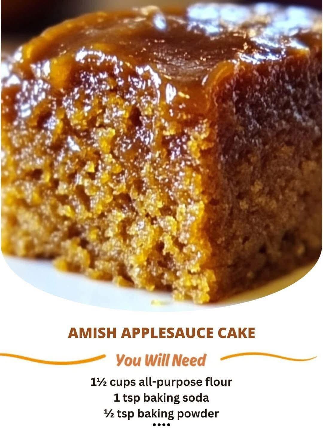 Amish Applesauce Cake – A Timeless Classic