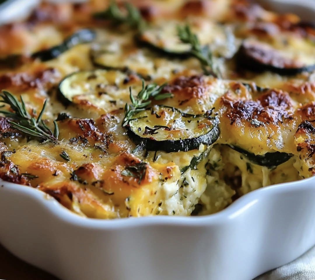 Zucchini and Spinach Bake