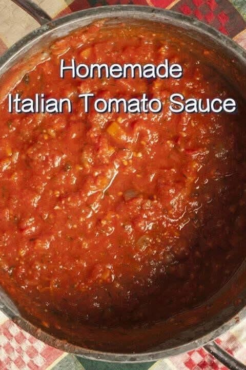 Homemade Tomato Sauce The Full ExperienceHistory