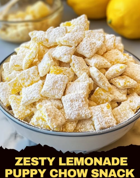 Zesty Lemonade Puppy Chow Snack Recipe
