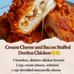 Cream Cheese and Bacon Stuffed Doritos Chicken