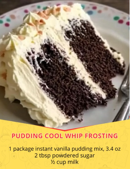 Pudding Cool Whip Frosting