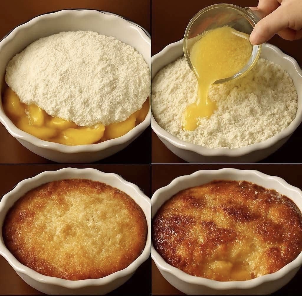 Big Batch Lazy Man s Peach Cobbler