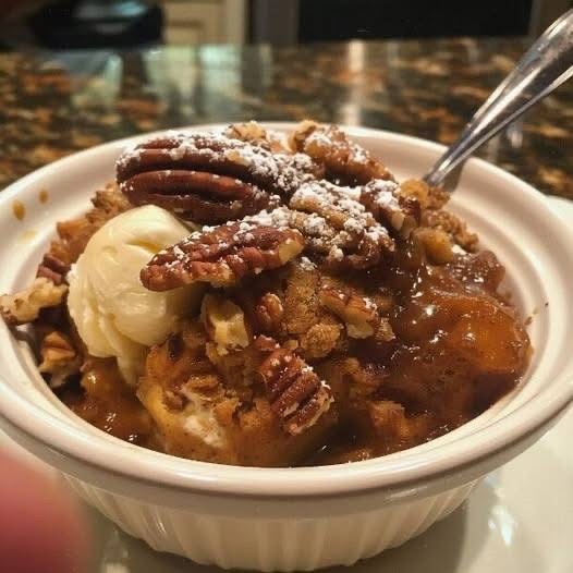 Pumpkin Pecan Cobbler