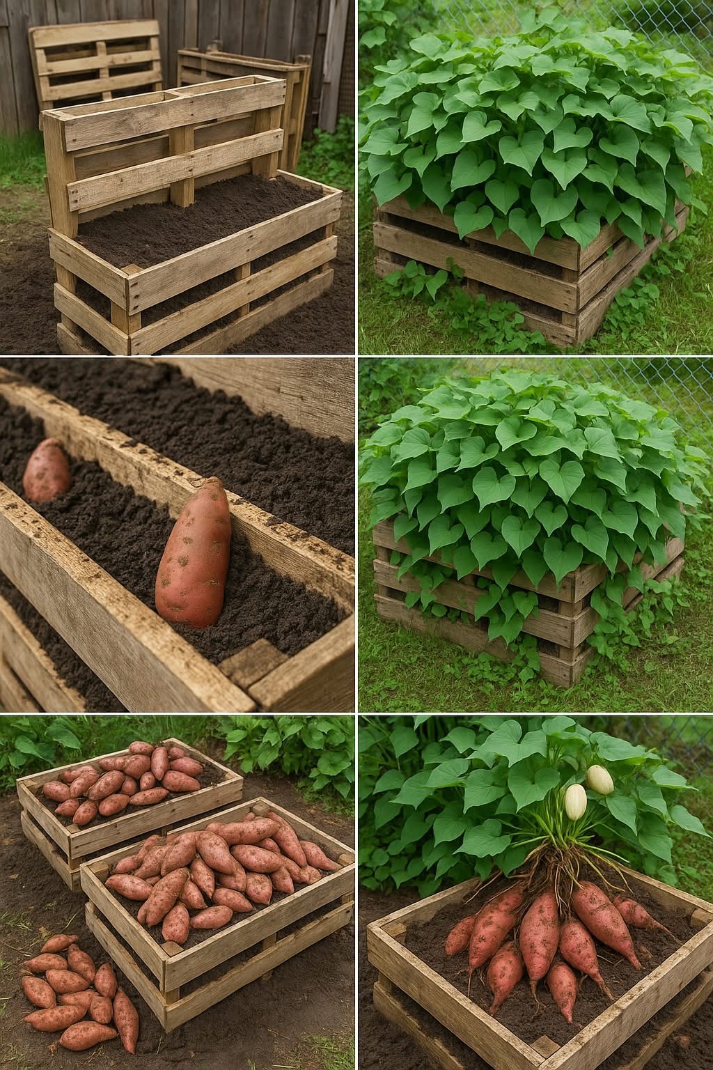 It’s a Pity You Don’t Know This Method of Growing Sweet Potatoes in Pallets: How to Harvest Very Many Tubers