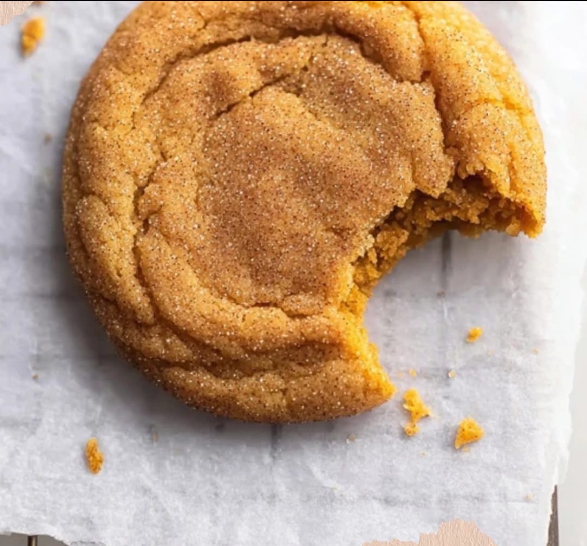 Chewy Pumpkin Snickerdoodles