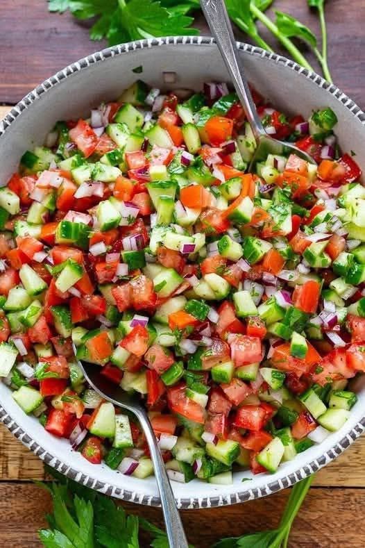 Big Batch Mediterranean Chopped Salad Recipe