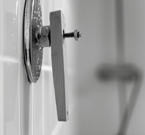 My roommate’s girlfriend stays over a lot and always leaves a clothespin on our showerhead. Every time! I don’t know her well enough to ask. What’s up with that?