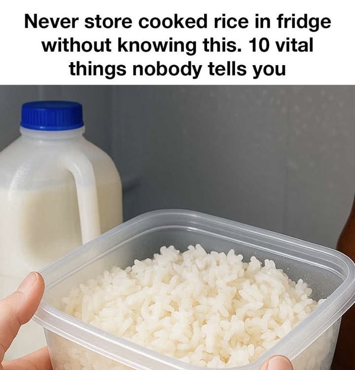 Rice Can Contain Dangerous Bacteria Even Before Cooking