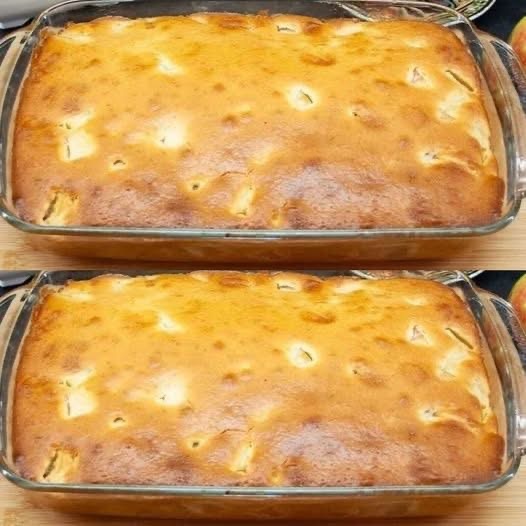 Big Creamy Apple Cake