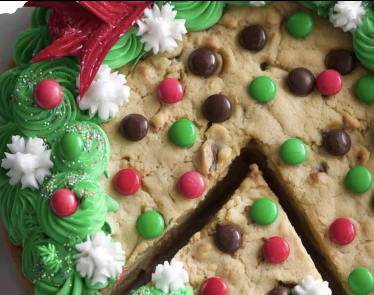 CHRISTMAS COOKIE CAKE