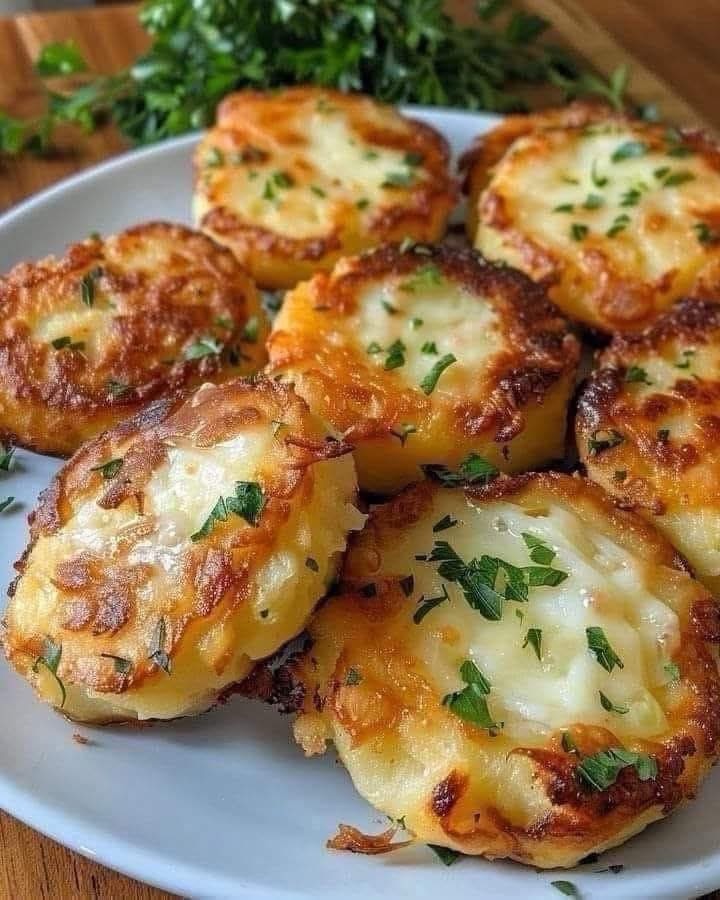 Cheesy Potato Medallions