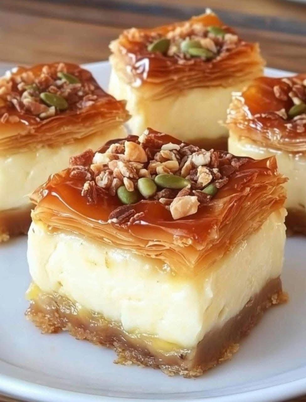Mini Baklava Cheesecakes