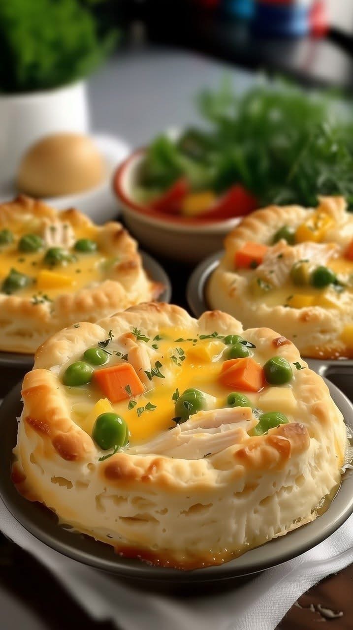 Mini Chicken Pot Pie Cups