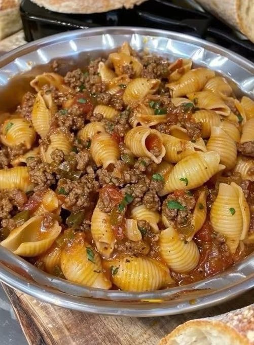 Hearty Beef and Pasta Skillet