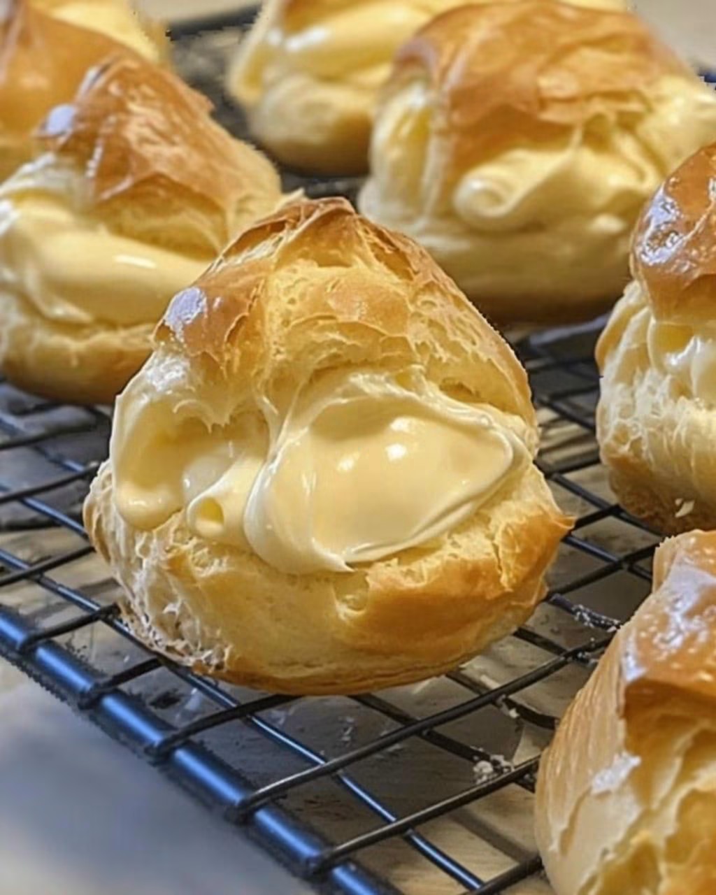 Classic Vanilla Cream Puffs