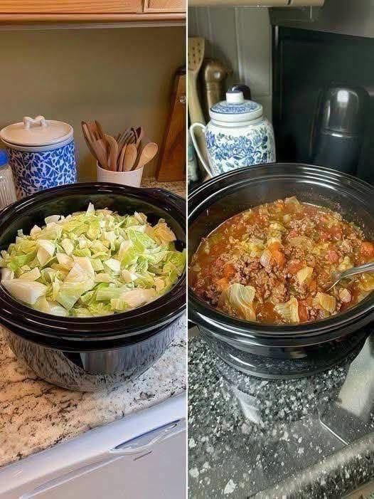 Slow Cooker Cabbage Roll Soup