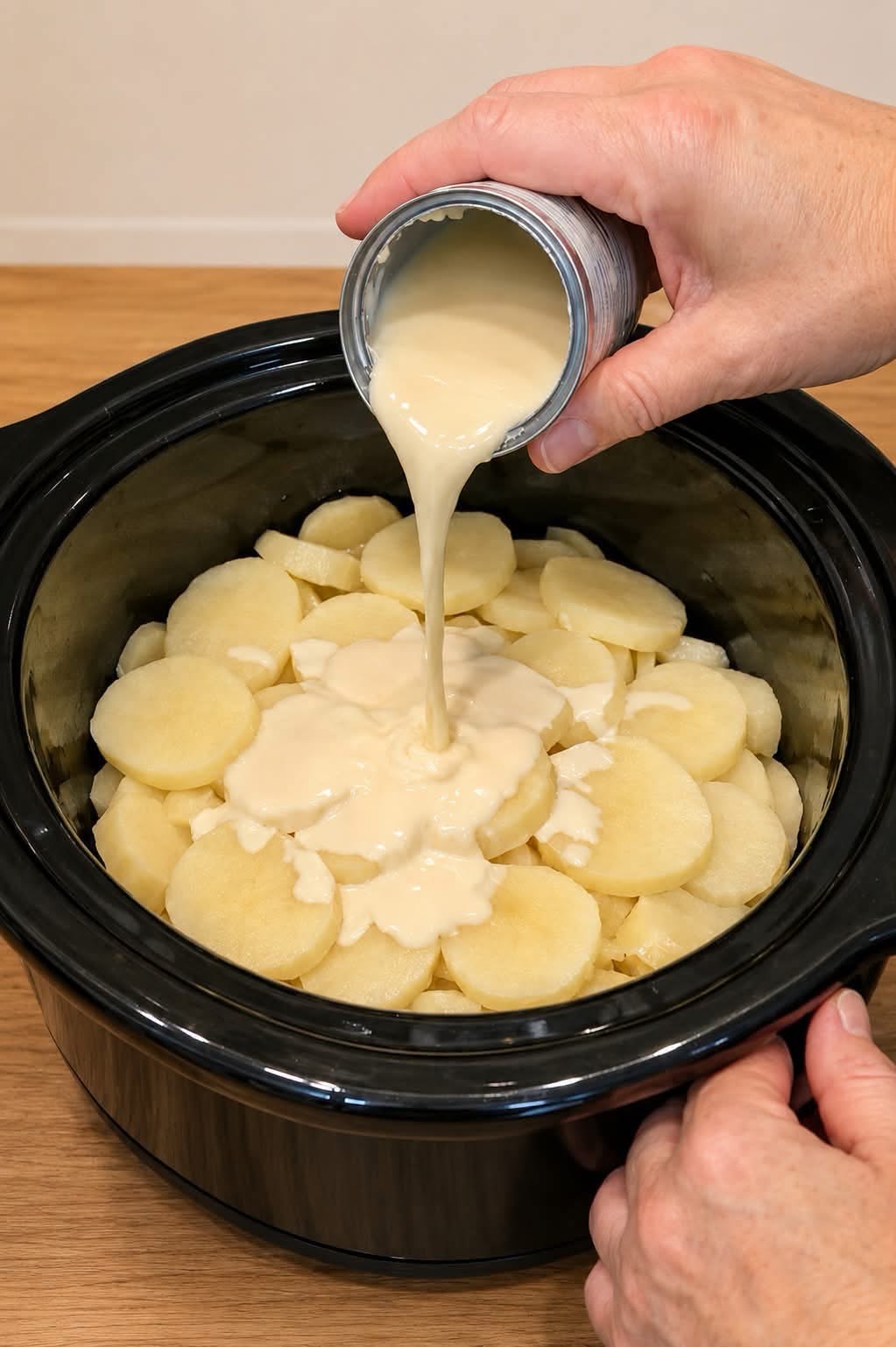 Slow Cooker Creamy Scalloped Potatoes